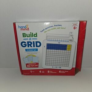 Hand2Mind Build-a-Grid Student Set Math Operations‎ Fractions Area Model